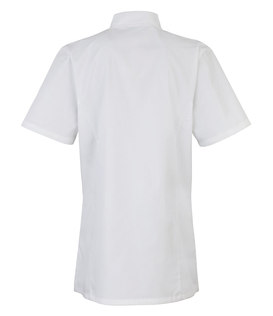 Women's Short Sleeve Chef's Jacket