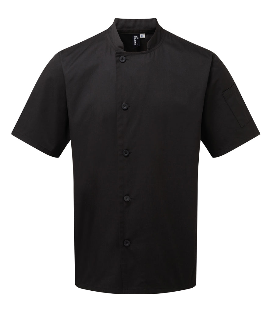 'Essential' Short Sleeve Chef's Jacket