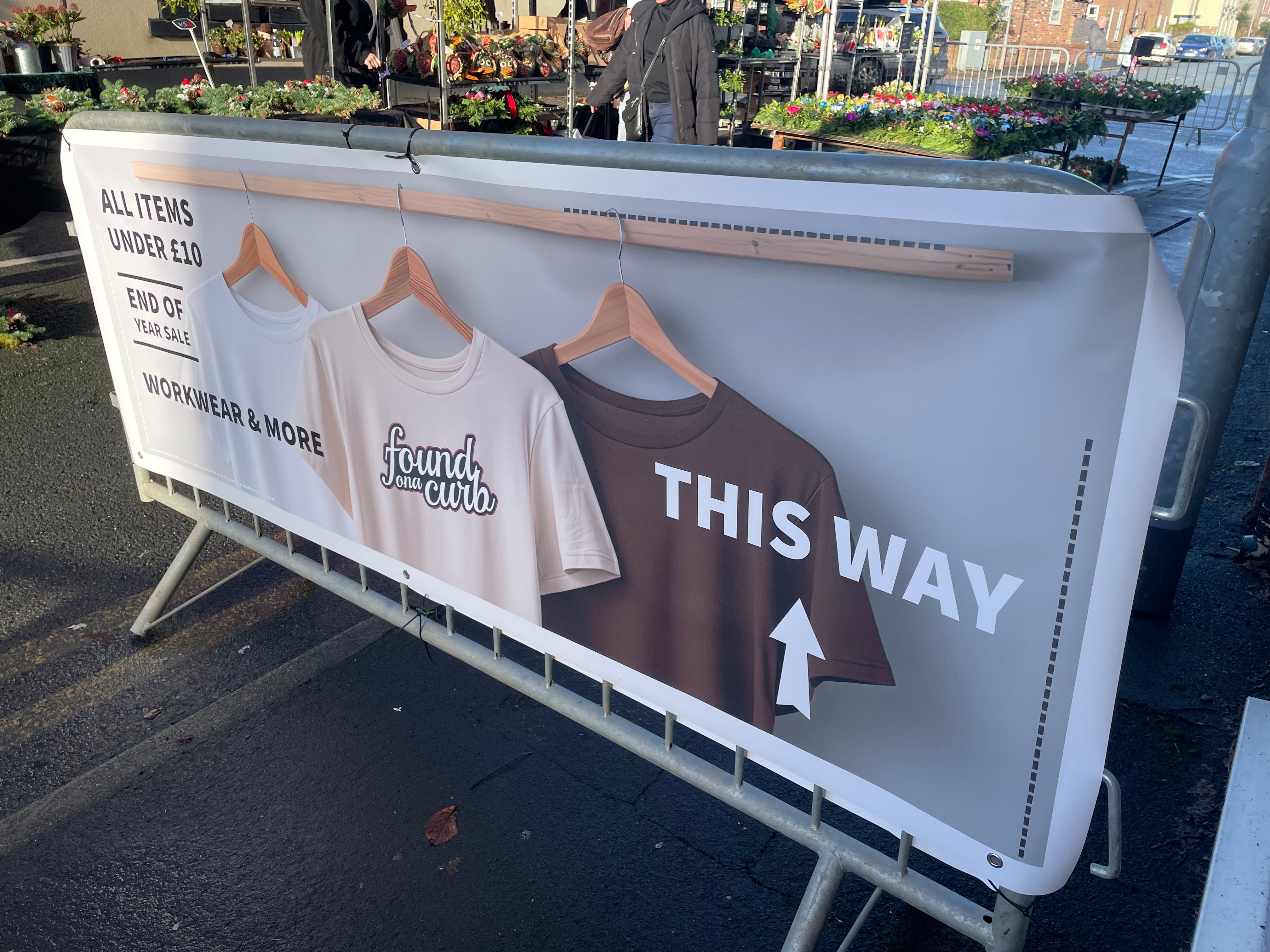 Outdoor Banners – FOUND ON A CURB