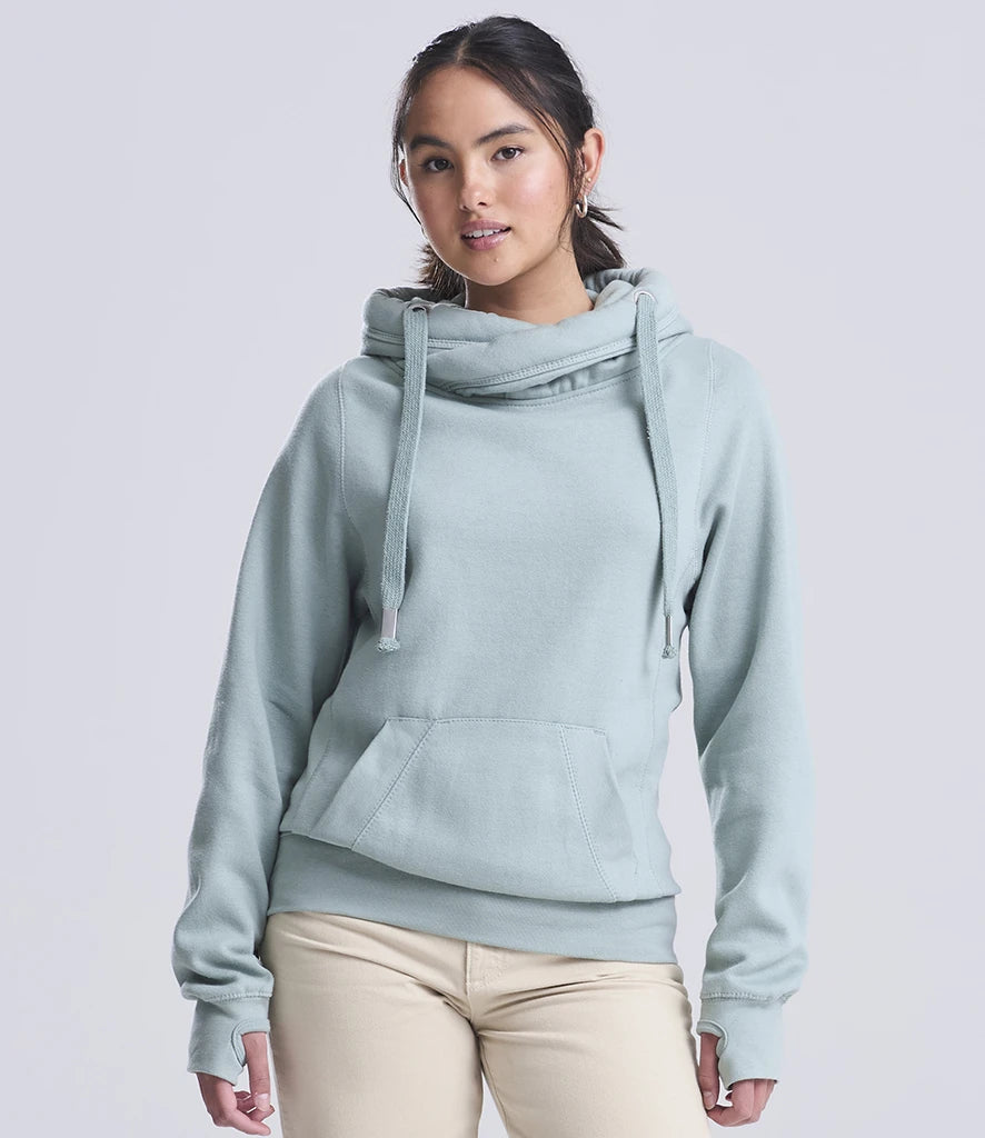 Cross Neck Hoodie