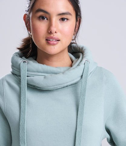 Cross Neck Hoodie