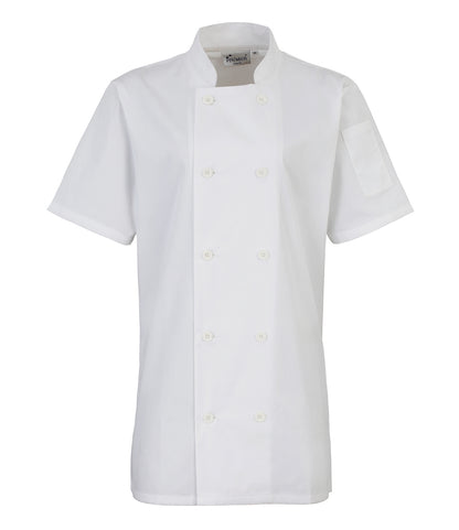 Women's Short Sleeve Chef's Jacket