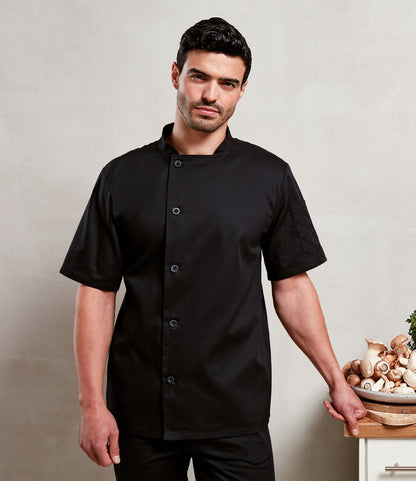 'Essential' Short Sleeve Chef's Jacket