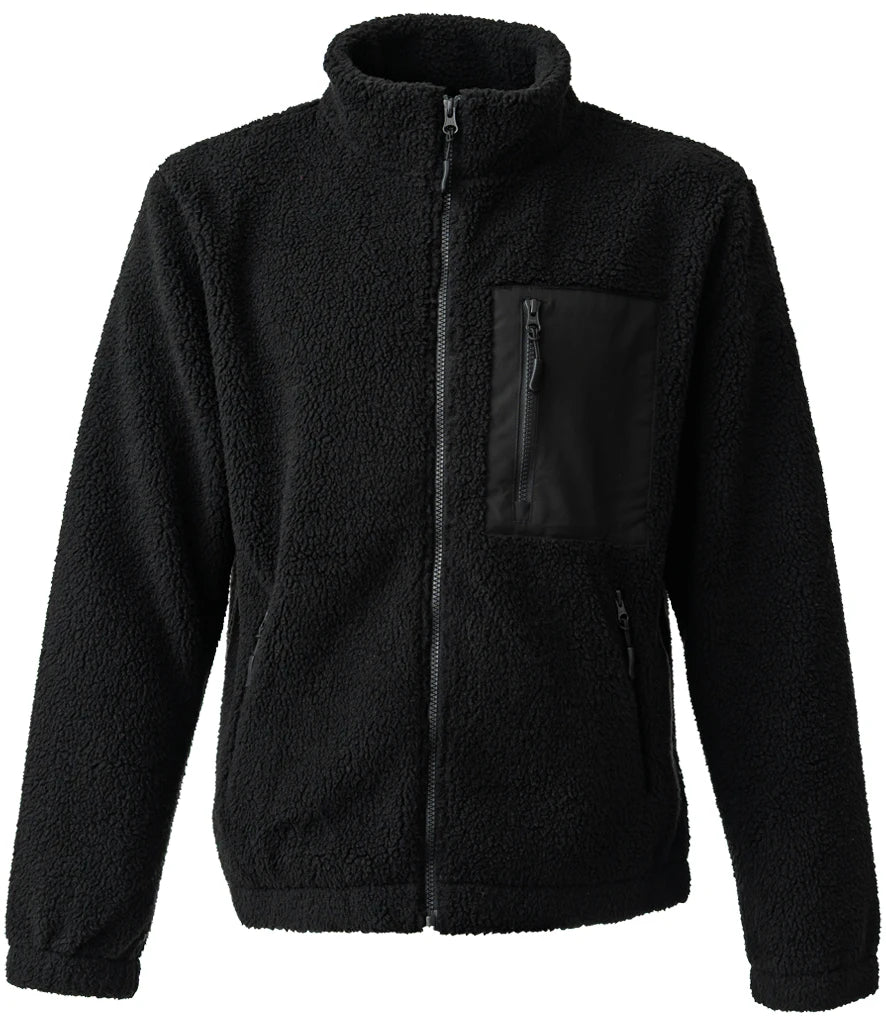 Unisex Borg Fleece Full Jacket