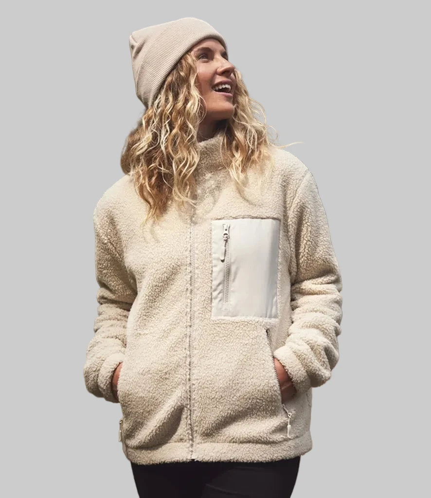 Unisex Borg Fleece Full Jacket