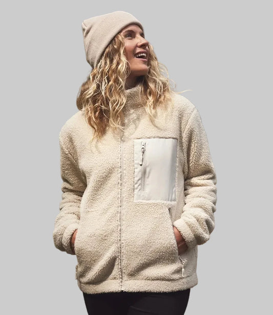 Unisex Borg Fleece Full Jacket