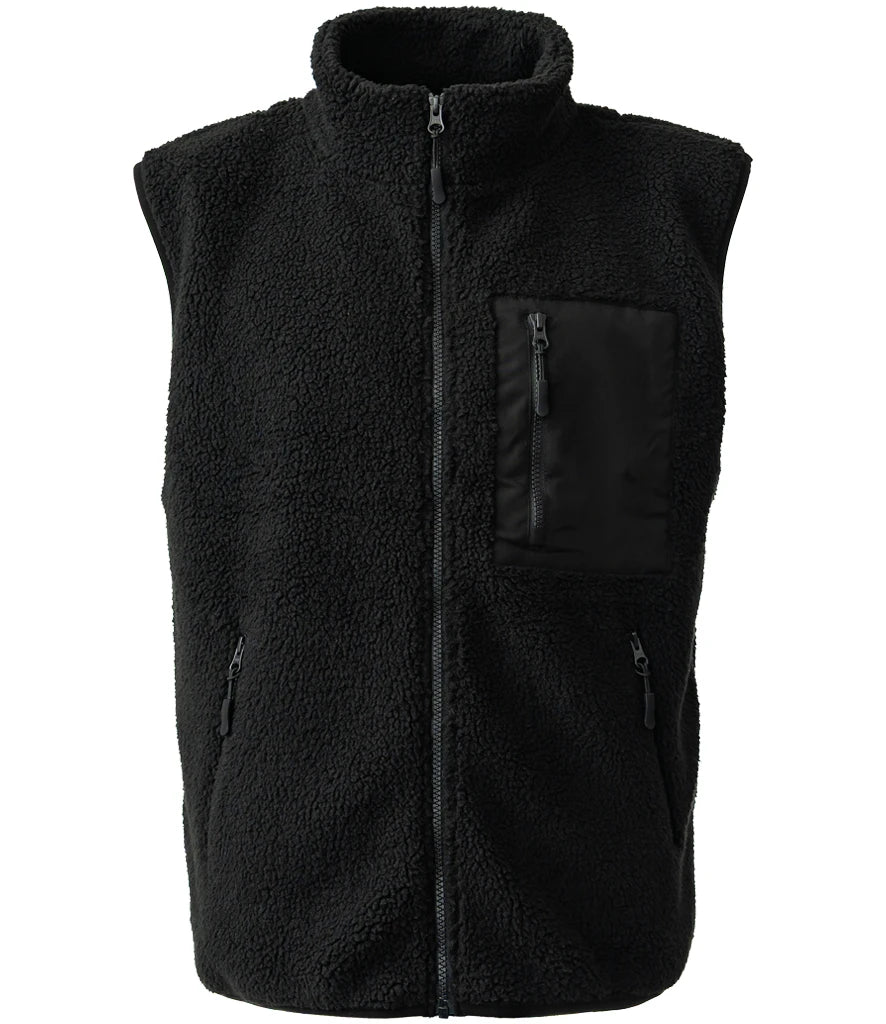 Unisex Borg Gilet Fleece Jacket