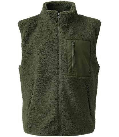Unisex Borg Gilet Fleece Jacket