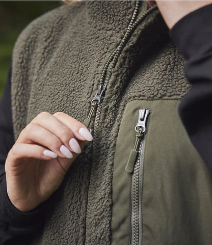 Unisex Borg Gilet Fleece Jacket