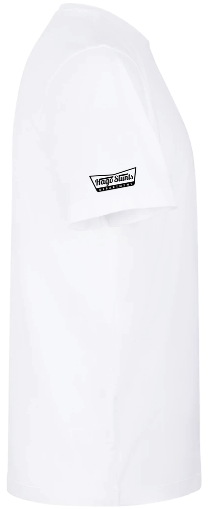 Hago Stunt Team Adult T-shirt (White)